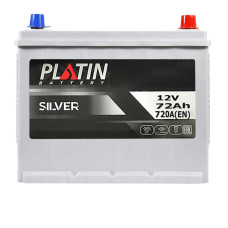 Акумулятор PLATIN 72Ah 720A R+ Silver Asia SMF N50