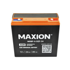 Промисловий акумулятор MAXION AGM 12V 24Ah R+ (правий +) BP-6 DZF 24