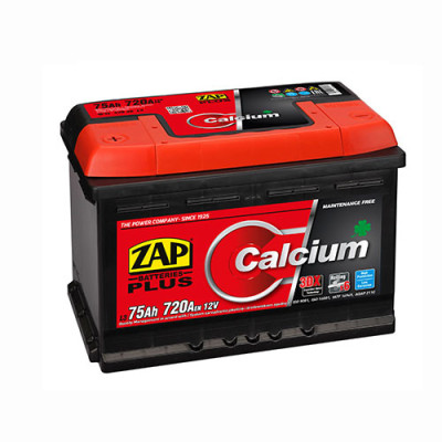 Аккумулятор ZAP Plus 75Ah 720A R+ (правый +) 575 20