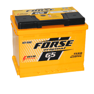 Акумулятор FORSE 65Ah 640A R+ (правий +) (ISTA)