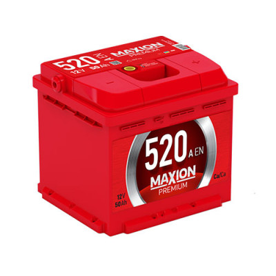 Акумулятор MAXION 50 Аh 520A Premium R+ (правий +) (ISTA, Україна)