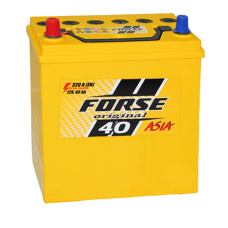 Акумулятор FORSE Asia 40Ah 320A L+ (лівий +) MF