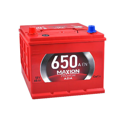 Акумулятор MAXION 65Аh 650A Premium Asia R+ (правий +) (Туреччина)