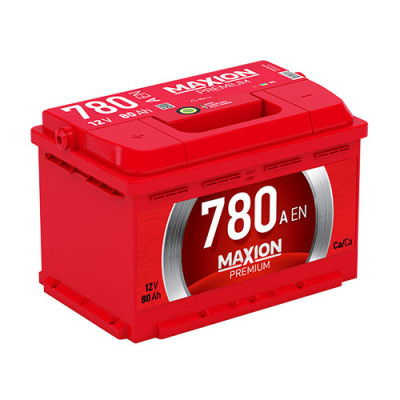 Акумулятор MAXION 80Аh 780A Premium R+ (правий +) (ISTA, Україна)