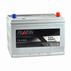 Акумулятор PLATIN 95Ah 830A R+ Silver Asia SMF