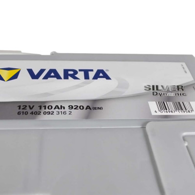 Акумулятор VARTA 110Ah 920A R+ Silver Dynamic (правий +) I1