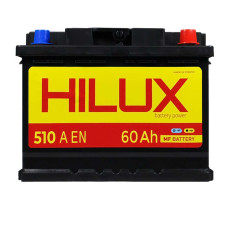 Акумулятор HILUX Black 60Ah 510A R+ (правий +) L2