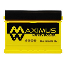 Акумулятор MAXIMUS 60Ah 620A R+ (правий +) MF L2B