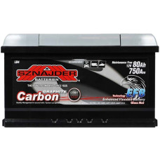 Акумулятор SZNAJDER EFB 80Аh 750А R+ Carbon Start Stop (правий +) 580 08