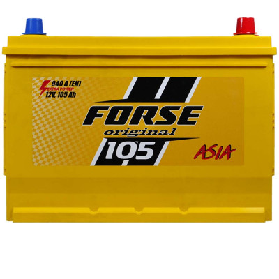 Акумулятор FORSE Asia 105Ah 940A R+ (правий +) MF (N70)