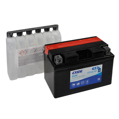 Мото акумулятор EXIDE ET 12A-BS (12V, 9.5A)