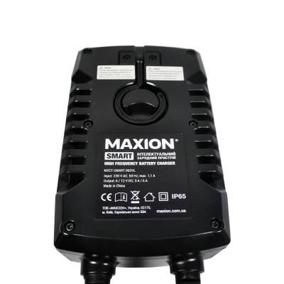 Інтелектуальний зарядний пристрій MAXION SMART HFGP06DVL (6/12V, 3/6A)