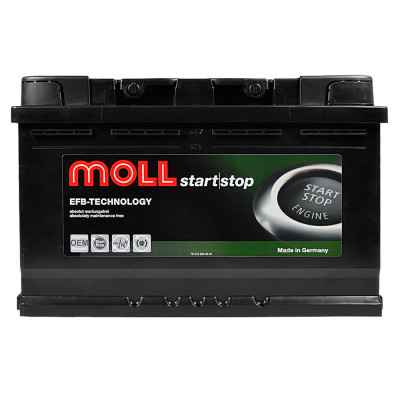 Акумулятор MOLL EFB (L3) 70Ah 700A R+ (правий +)