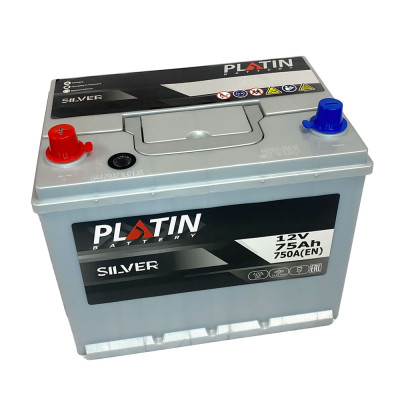 Акумулятор PLATIN 75Ah 750A L+ Silver Asia SMF N50