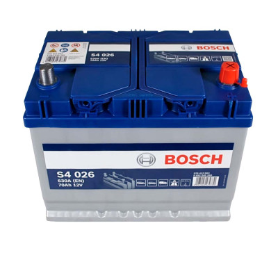 Акумулятор BOSCH 70Ah 630A R+ (правий +) Asia S40 260