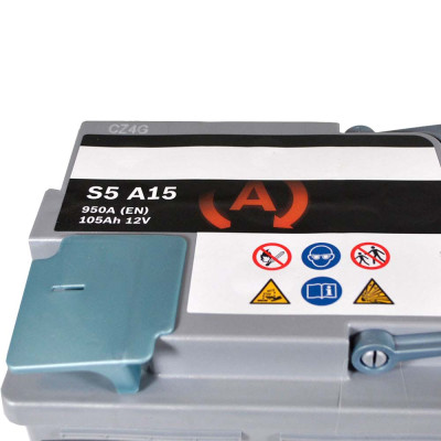 Акумулятор BOSCH AGM 105Ah 950A R+ (правий +) L6 (S5A 150)