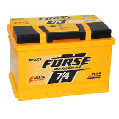 Акумулятор FORSE 74Ah 720A R+ (правий +) (ISTA)
