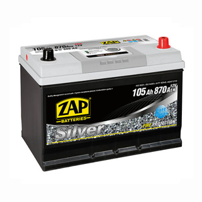 Акумулятор ZAP 105Аh 870А R+ Silver Calcium Asia 605 A0