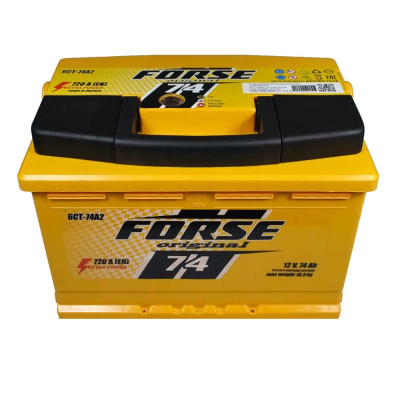 Акумулятор FORSE 74Ah 720A R+ (правий +) (ISTA)