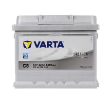 Акумулятор VARTA 52Ah 520А R+ Silver Dynamic (правий +) C6