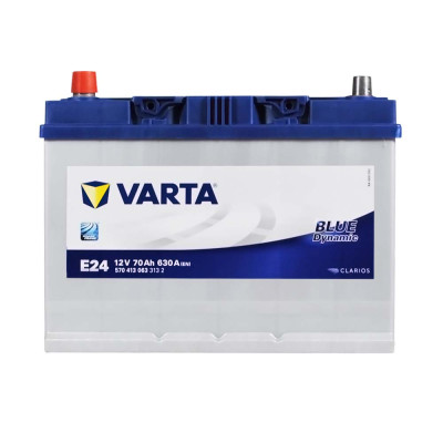 Аккумулятор VARTA  70Ah 630А L+ Blue Dynamic Asia (левый +) E24