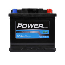 Акумулятор POWER 50Аh 420A Black R+ (правий +) L1 MF