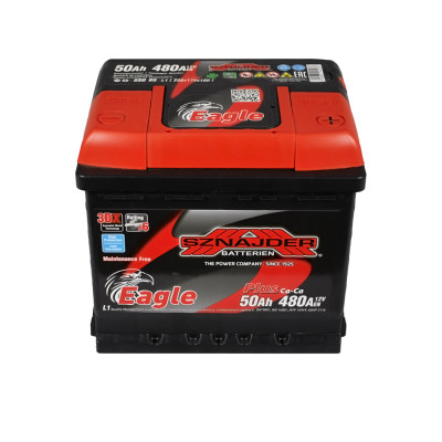 Акумулятор SZNAJDER Plus 50Ah 480A R+ (правий +) L1