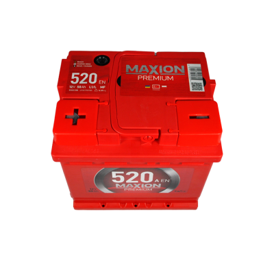 Акумулятор MAXION 50Аh 520A Premium L+ (лівий +) TR L1 (Туреччина)