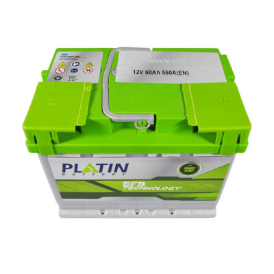 Акумулятор PLATIN EFB 60Ah 560A R+ (правий +) MF L2