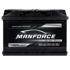 Акумулятор MANFORСE 78Ah 780A R+ (правий +) MF L3