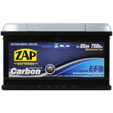 Акумулятор ZAP EFB 85Ah 750A Carbon R+ (правий +) L4 (585 05)