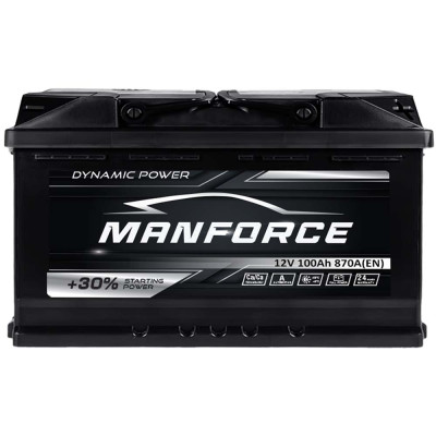Аккумулятор MANFORСE 100Ah 870A R+ (правый +) MF L5