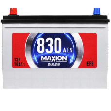 Акумулятор MAXION EFB Asia 100Ah 830A L+ (лівий +) SMF N70 (Туреччина)