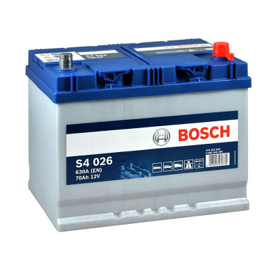 Акумулятор BOSCH 70Ah 630A R+ (правий +) Asia S40 260
