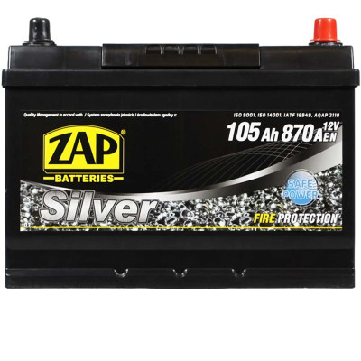 Акумулятор ZAP 105Аh 870А R+ Silver Calcium Asia 605 A0