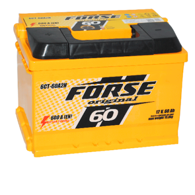 Акумулятор FORSE 60Ah 600A L+ (лівий +) (ISTA)