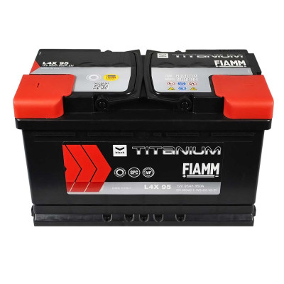 Аккумулятор FIAMM 95Аh 850А  Titanium Black L+ (левый +)