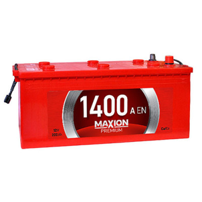 Акумулятор MAXION Premium 200Аh 1400A L+ (лівий +)