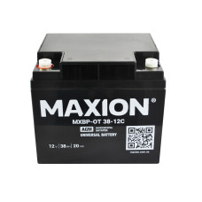 Промисловий акумулятор MAXION AGM 12V 38Ah L+ (лівий +) BP OT 12 - 38C