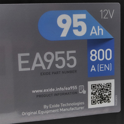 Аккумулятор EXIDE 95Аh 800Ah Premium (EA955) Asia (D31) L+ Аккумулятор EXIDE 95Аh 800Ah Premium (EA955) Asia (D31) L+