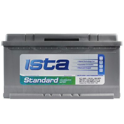 Акумулятор ISTA 100Аh 800А Standard R+ (L5)