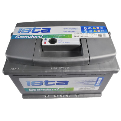 Акумулятор ISTA 77 Аh 720А Standard R+ (L3)
