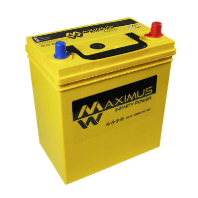 Акумулятор MAXIMUS 45Ah 420A L+ Asia smf (NS40) т.к.