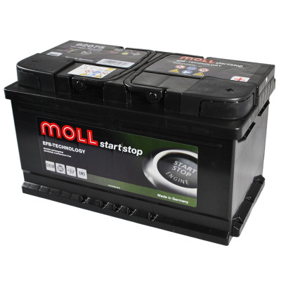 Акумулятор MOLL EFB 75Ah 760A R+ (правий+) (Lb4)