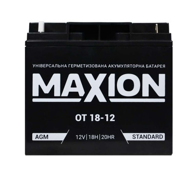АКБ OT MAXION 12-18 (12V,18Ah) 4шт/ящ