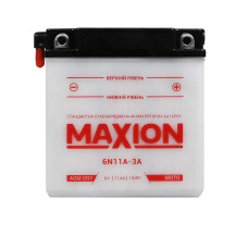 Мото акумулятор MAXION 6V 11A R+ (правий +) 6N 11A-3A