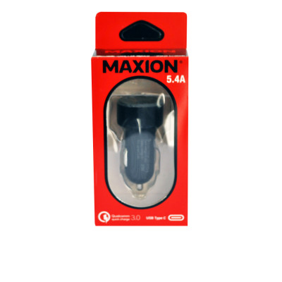 Зарядний пристрій MAXION MXAC-CC036 автомобільний для телефонів
