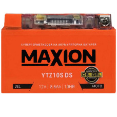 Мото акумулятор MAXION 12V, 8.6A L+ (лівий +) YTZ 10S DS (DS-iGEL)