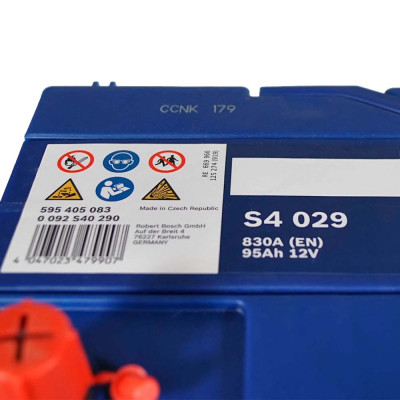 Аккумулятор BOSCH 95Ah 830A L+ (левый +) Asia S40 290