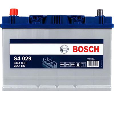 Аккумулятор BOSCH 95Ah 830A L+ (левый +) Asia S40 290